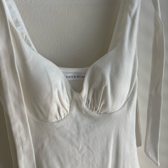 White Hello Molly Mini Dress - Picture 3 of 5